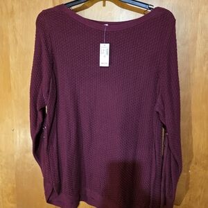 Dress Barn Burgundy Sweater